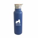 600ml Double Wall Vacuum Bottle with Bamboo Lid