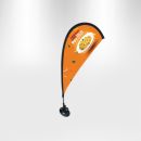 Teardrop Suction Cup Flag