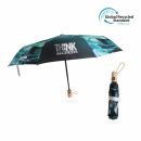 Triple folding RPET umbrella - auto open and close