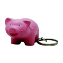 Keyring with Mini Pig Stress Item